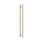 C3510 Round Section H-Pull Timber Handle Set - 1000 CTC 1200 OA