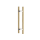C3504 Round Section H-Pull Timber Handle Set - 400 CTC 600 OA