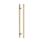 C3506 Round Section H-Pull Timber Handle Set - 600 CTC 800 OA