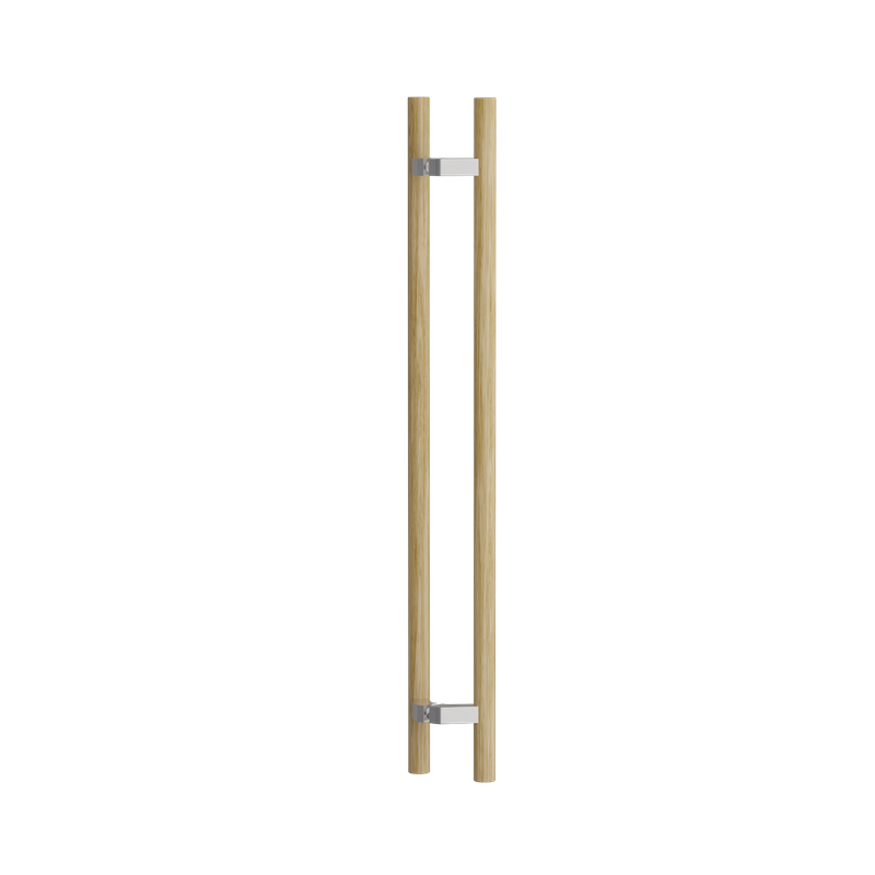 C3508 Round Section H-Pull Timber Handle Set - 800 CTC 1000 OA