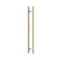 C3508 Round Section H-Pull Timber Handle Set - 800 CTC 1000 OA