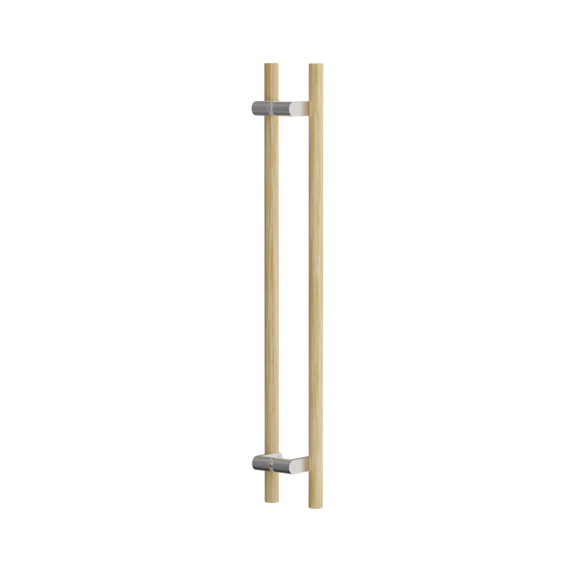 C3608 Round Section Rd Offset H-Pull Timber Handle Set- 800 CTC 1000 OA