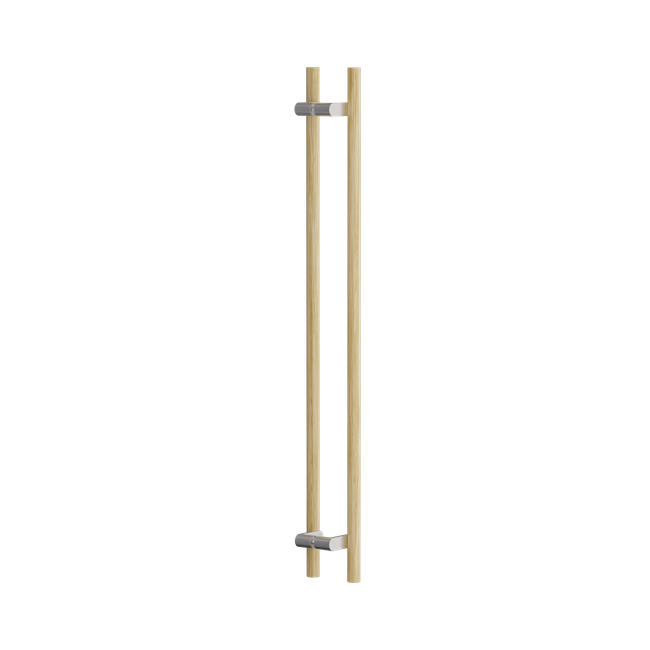 C3610 Round Section Rd Offset H-Pull Handle Set- 1000 CTC 1200 OA - Timber