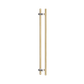 C3610 Round Section Rd Offset H-Pull Handle Set- 1000 CTC 1200 OA - Timber