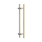 C3606 Round Section Rd Offset H-Pull Timber Handle Set- 600 CTC 800 OA