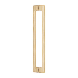 C7406 Flat Round Section Timber Handle Set 32 x 600 CTC x 650 OA OAK#