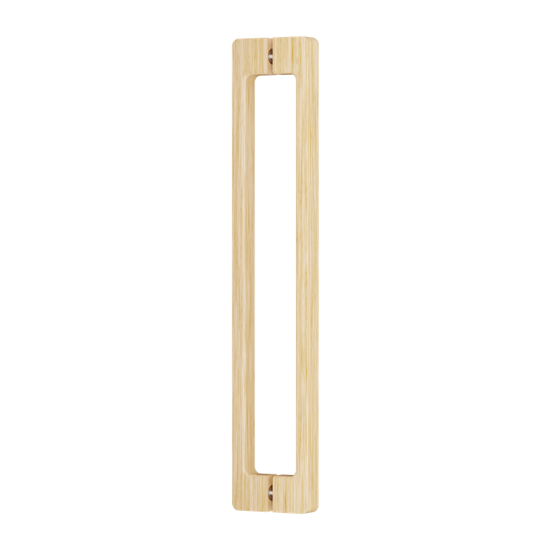 C7206 Flat Square Section Timber Handle Set