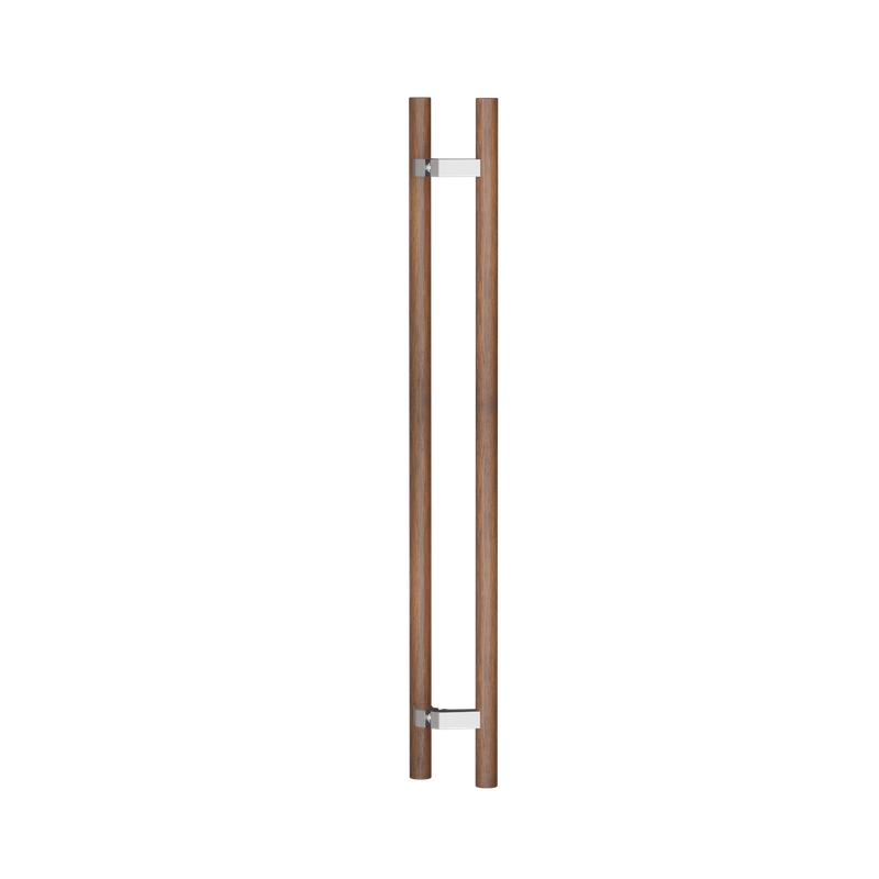 C3508 Round Section H-Pull Timber Handle Set - 800 CTC 1000 OA