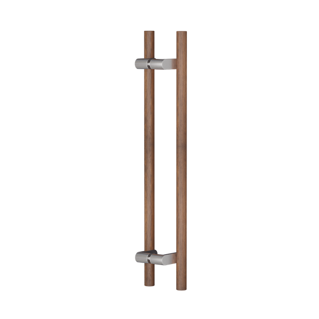 C3606 Round Section Rd Offset H-Pull Timber Handle Set- 600 CTC 800 OA