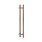 C3608 Round Section Rd Offset H-Pull Timber Handle Set- 800 CTC 1000 OA