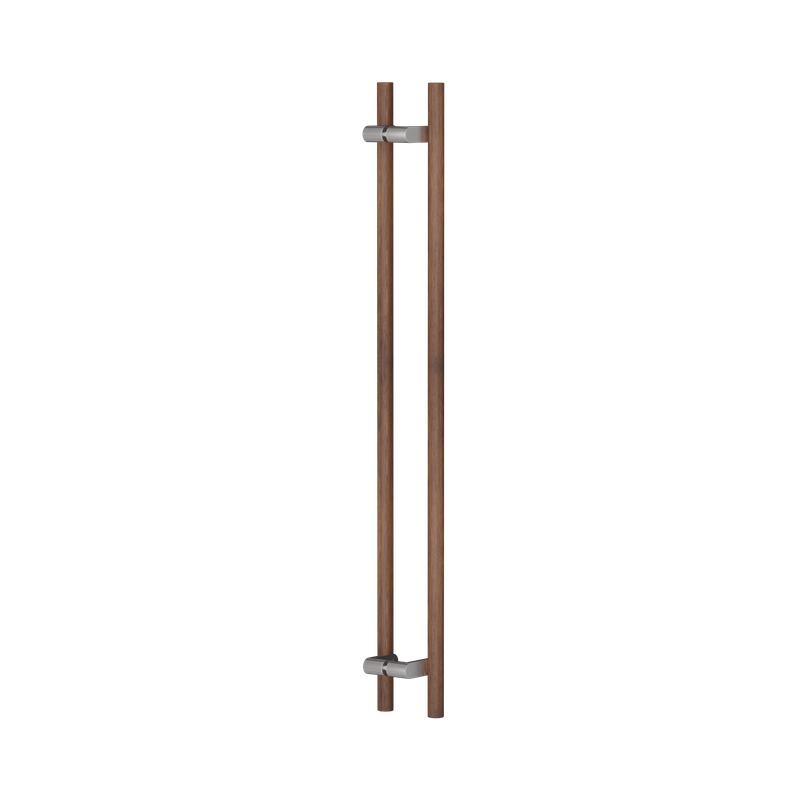 C3610 Round Section Rd Offset H-Pull Handle Set- 1000 CTC 1200 OA - Timber
