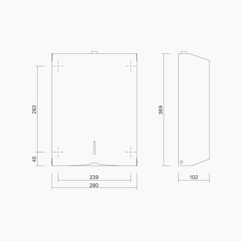 Slimline Towel Dispenser SSS