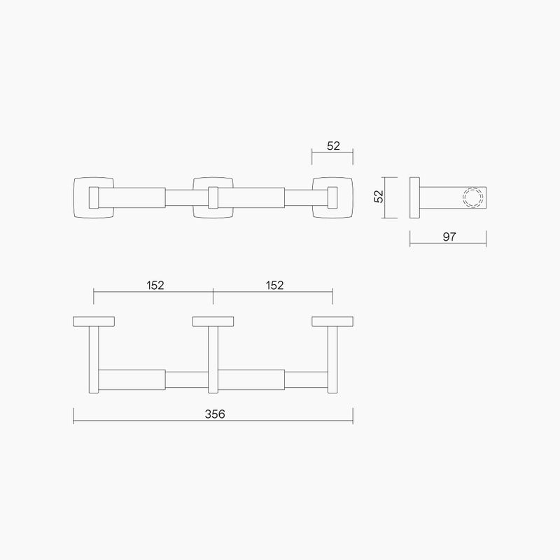 Double Toilet Roll Holder SSS