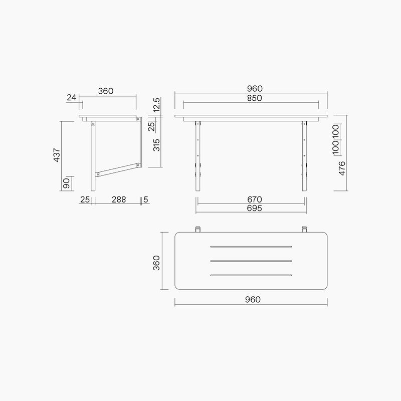 Disabled Folding Shower Seat With Legs *