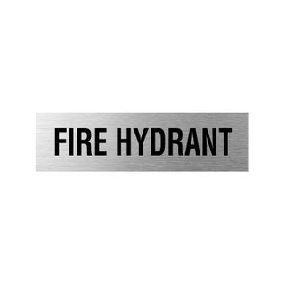 Fire Hydrant Sign 400x110mm SSS