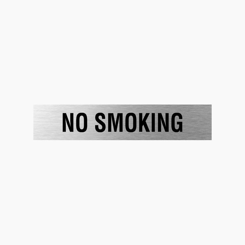 No Smoking Sign 300x60mm SSS