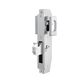 Short Backset Sliding Door Deadlock incl Latching Strike & Twin Escutcheons SIL