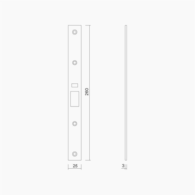 Timber Door Faceplate For A0400SSSM