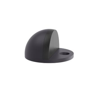 Half Moon Floor Mounted Door Stop MBLK