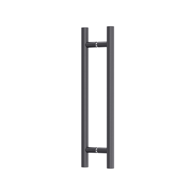 Round Section H-Pull BTB Handle 32 x 450 CTC x 600 OA BLK