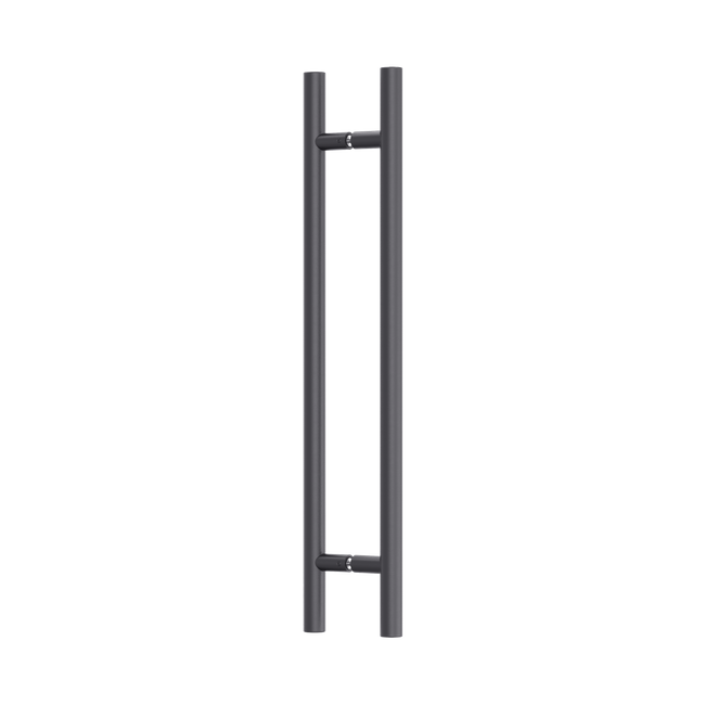 Round Section H-Pull BTB Handle 32 x 600 CTC x 800 OA BLK