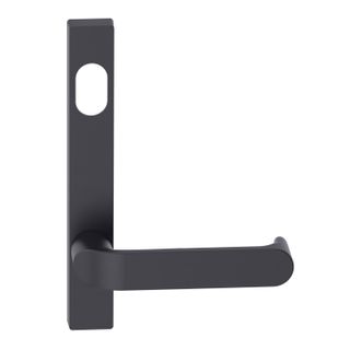 Narrow Plate Lever #36 Cylinder/Concealed BLK