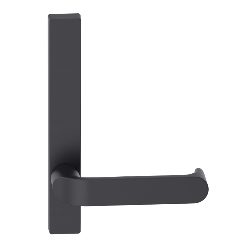 Narrow Plate Lever #36 Plain/Concealed BLK