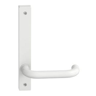 Narrow Plate Lever #10 Plain/Visible WHT