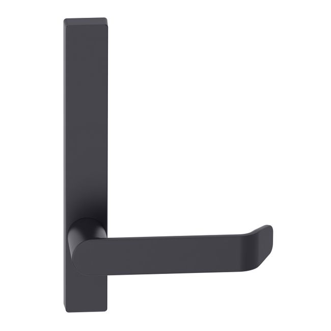 Narrow Plate Lever #34 Plain/Concealed BLK