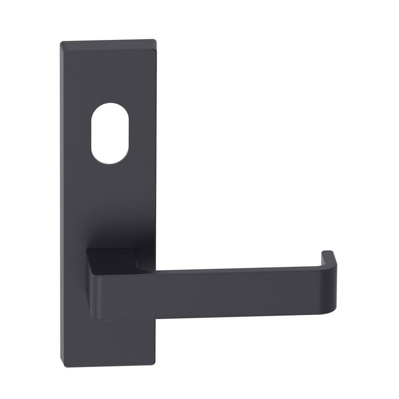 Rectangular Plate Lever #31 Cylinder/Concealed BLK