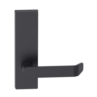 Rectangular Plate Lever #34 Plain/Concealed BLK