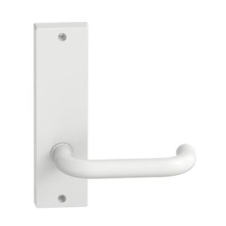 Rectangular Plate Lever #10 Plain/Visible WHT