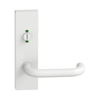 Rectangular Plate Lever #10 Emergency Release Indicating/Concealed WHT