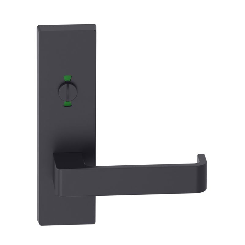 Rectangular Plate Lever #31 Emergency Release Indicating/Concealed BLK