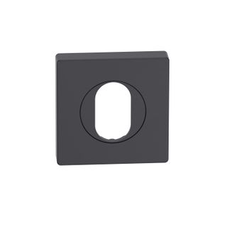 Square Cylinder Escutcheon BLK