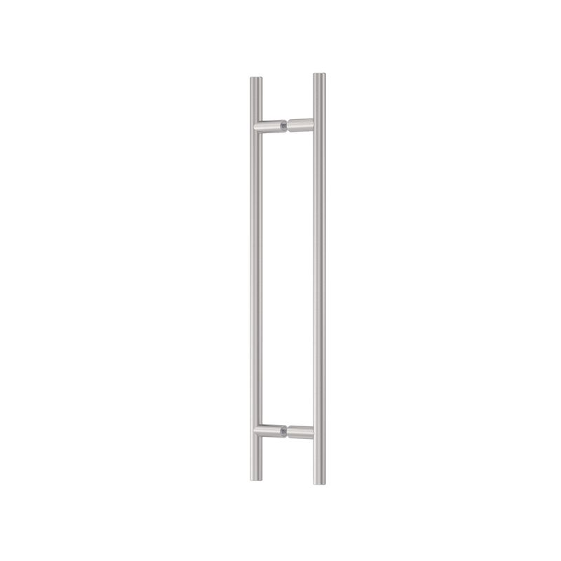 Slimline Round Section H-Pull Handle 450 CTC x 600 OA SSS