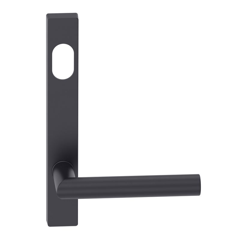 Narrow Plate Lever #11 Cylinder/Concealed BLK