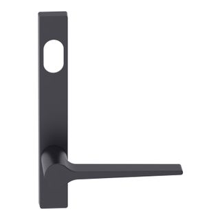 Narrow Plate Lever #14 Cylinder/Concealed BLK