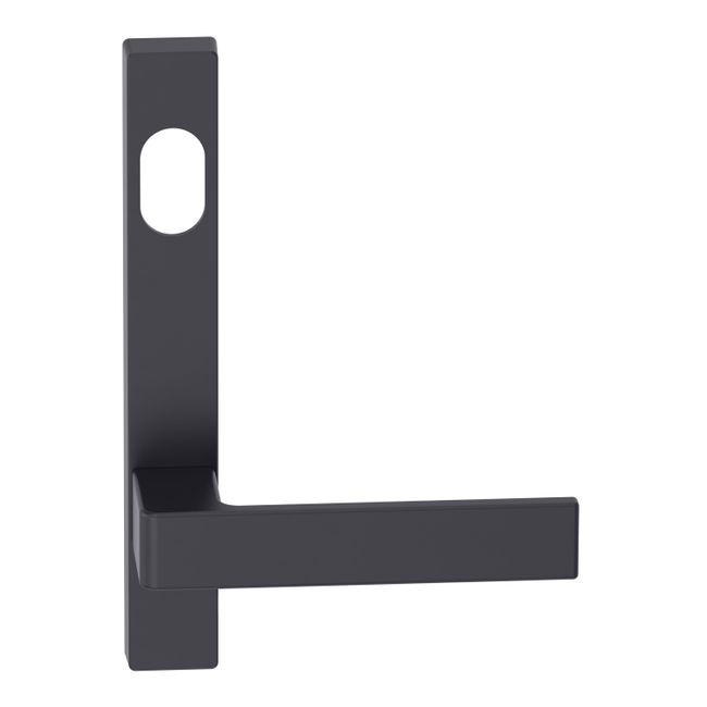 Narrow Plate Lever #32 Cylinder/Concealed BLK