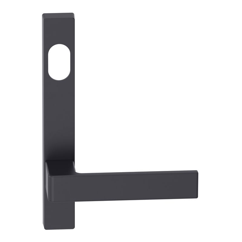 Narrow Plate Lever #32 Cylinder/Concealed BLK