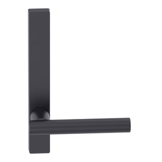 Narrow Plate Lever #12 Plain/Concealed BLK