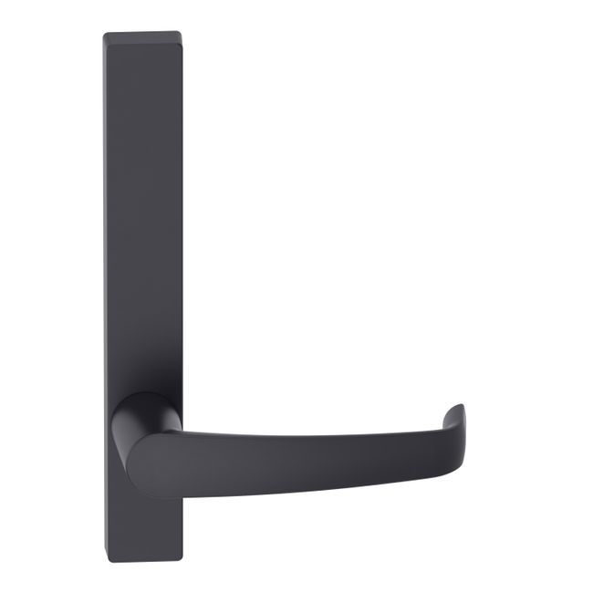 Narrow Plate Lever #37 Plain/Concealed BLK