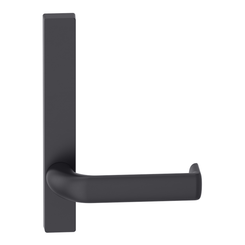 Narrow Plate Lever #38 Plain/Concealed BLK