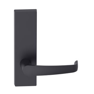 Rectangular Plate Lever #37 Plain/Concealed BLK