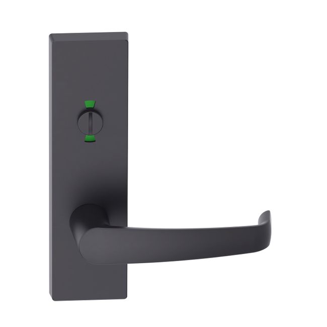 Rectangular Plate Lever #37 Emergency Release Indicating/Concealed BLK