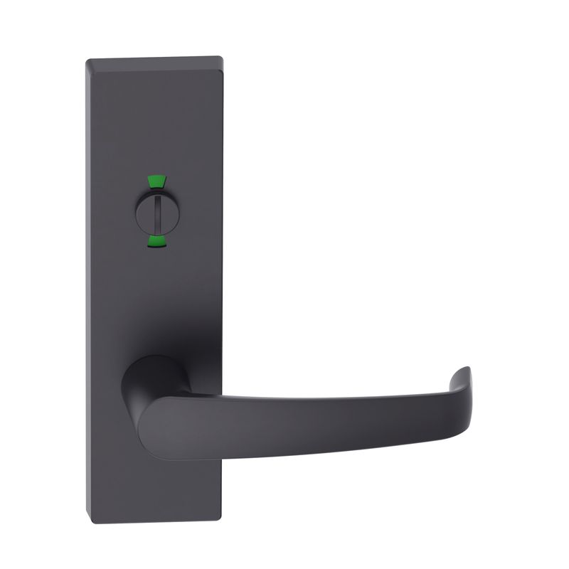 Rectangular Plate Lever #37 Emergency Release Indicating/Concealed BLK