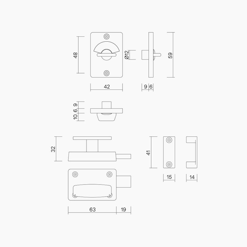 Indicator Set With Safety Release Handle