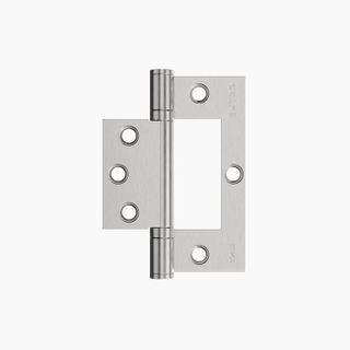 Ball Bearing Fast Fix Flat Hinge 100x72x2.5mm SSS