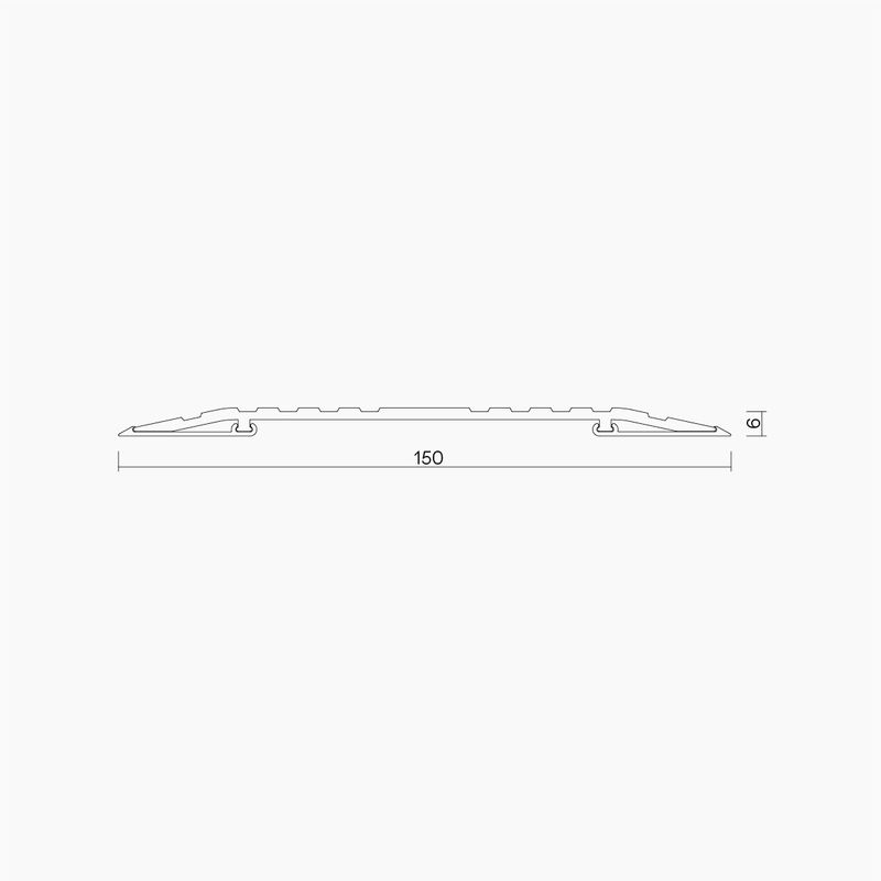 IS4025 150mm Heavy Duty Low Profile Threshold Plate - 2000mm