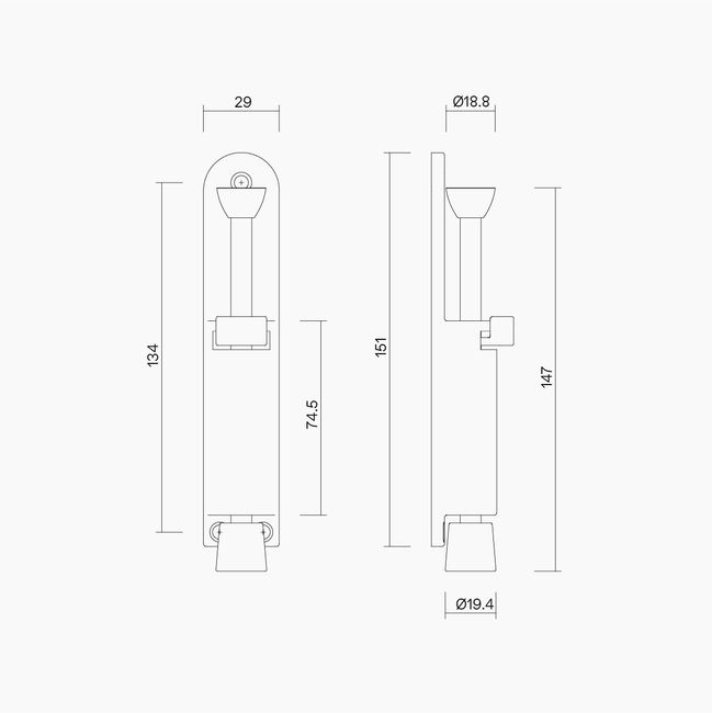 Foot Operated Door Holder SC